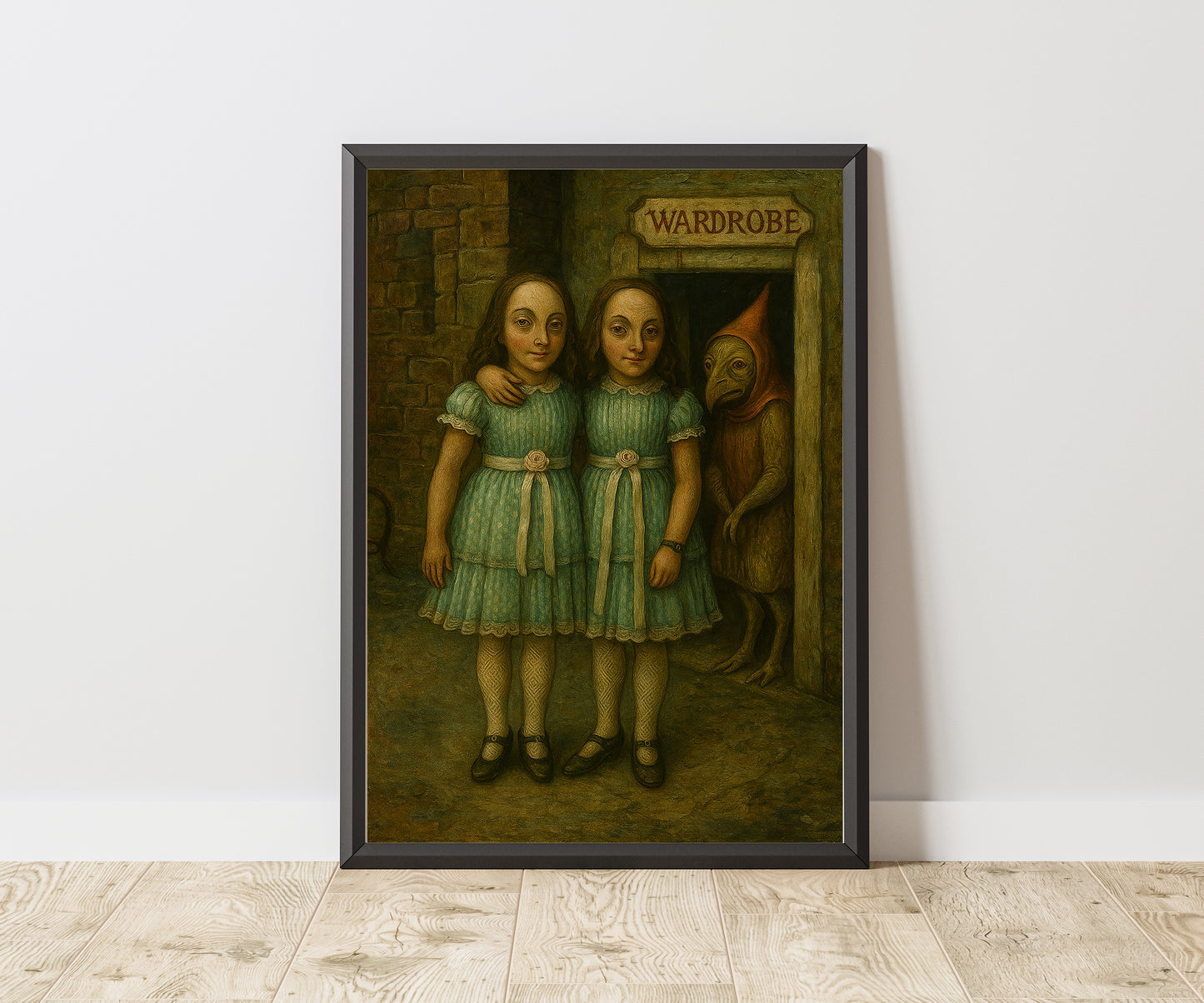 The Grady Twins Art Print – Surreal Horror Illustration.