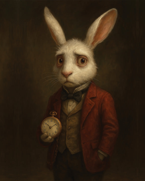 The White Rabbit – Portrait from Alice’s Adventures in Wonderland