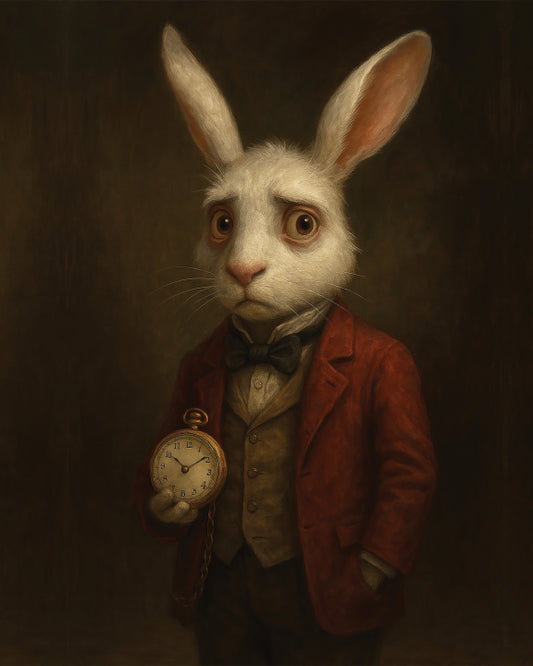 The White Rabbit – Portrait from Alice’s Adventures in Wonderland